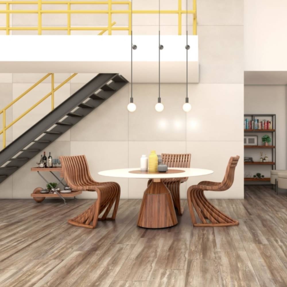 Porcelanato Acetinado 83x83cm Caixa 2,07m² Damme York Caramel Retificado - AR83191