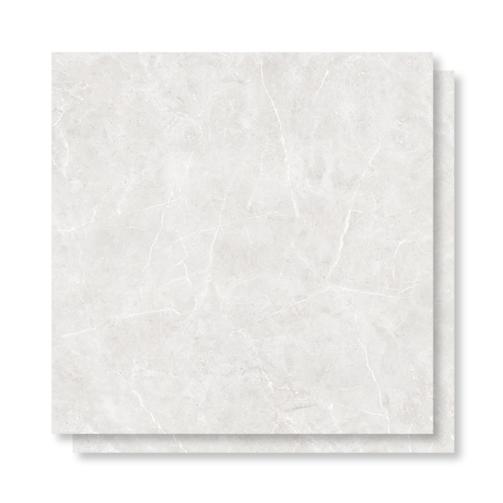 Porcelanato Acetinado 83x83cm Caixa 2,07m² Magdal Ice Retificado - AR83185