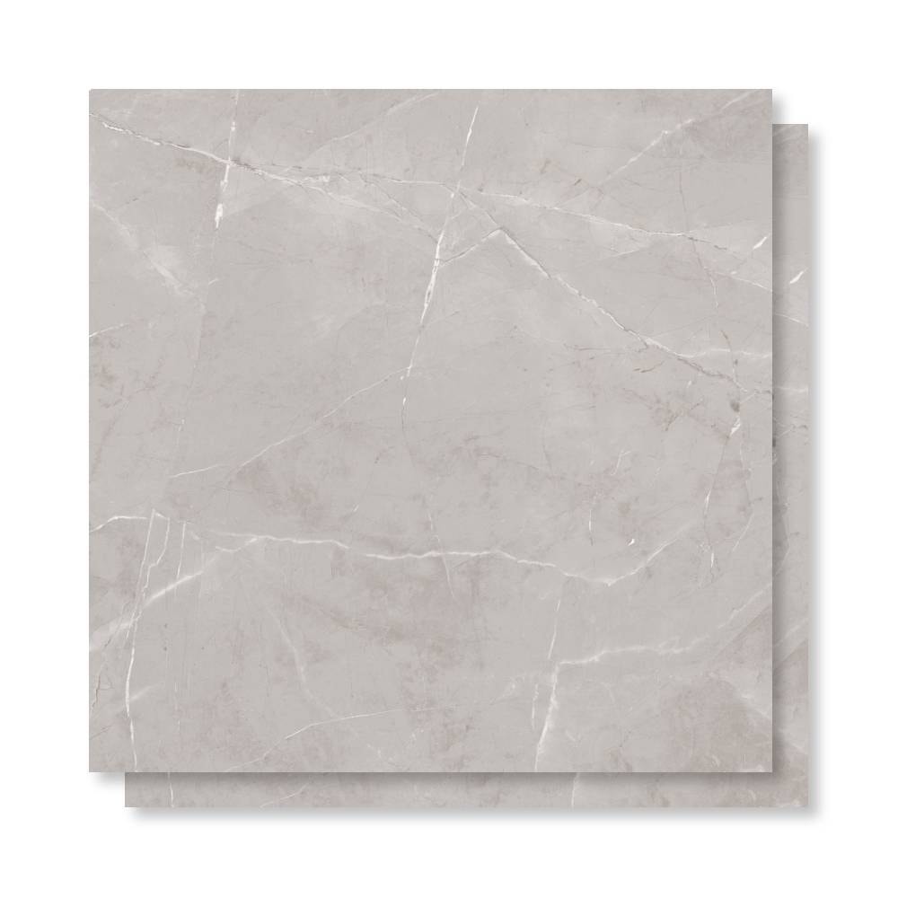 Porcelanato Acetinado 83x83cm Caixa 2,73m² Castelli Abruzzo Gray Satiny Plus Retificado - 70540