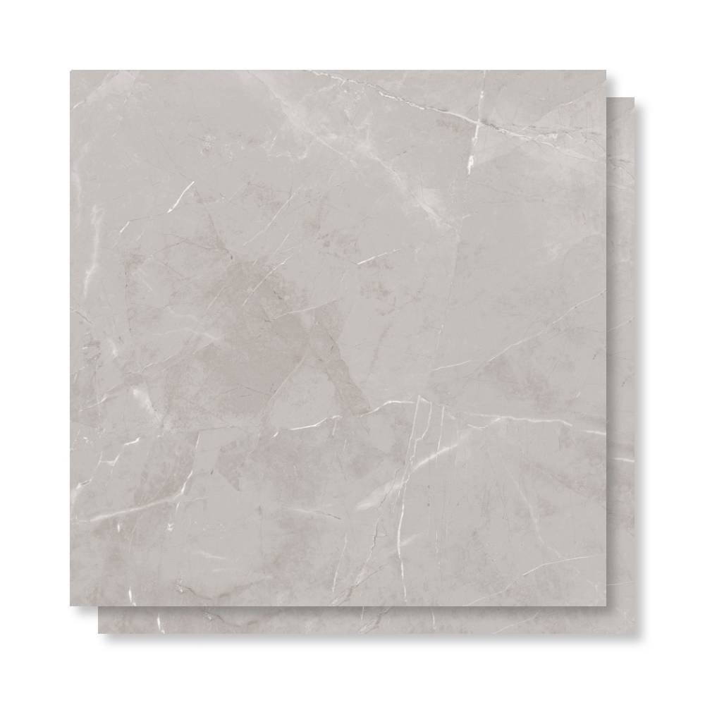 Porcelanato Acetinado 83x83cm Caixa 2,73m² Castelli Abruzzo Gray Satiny Plus Retificado - 70540