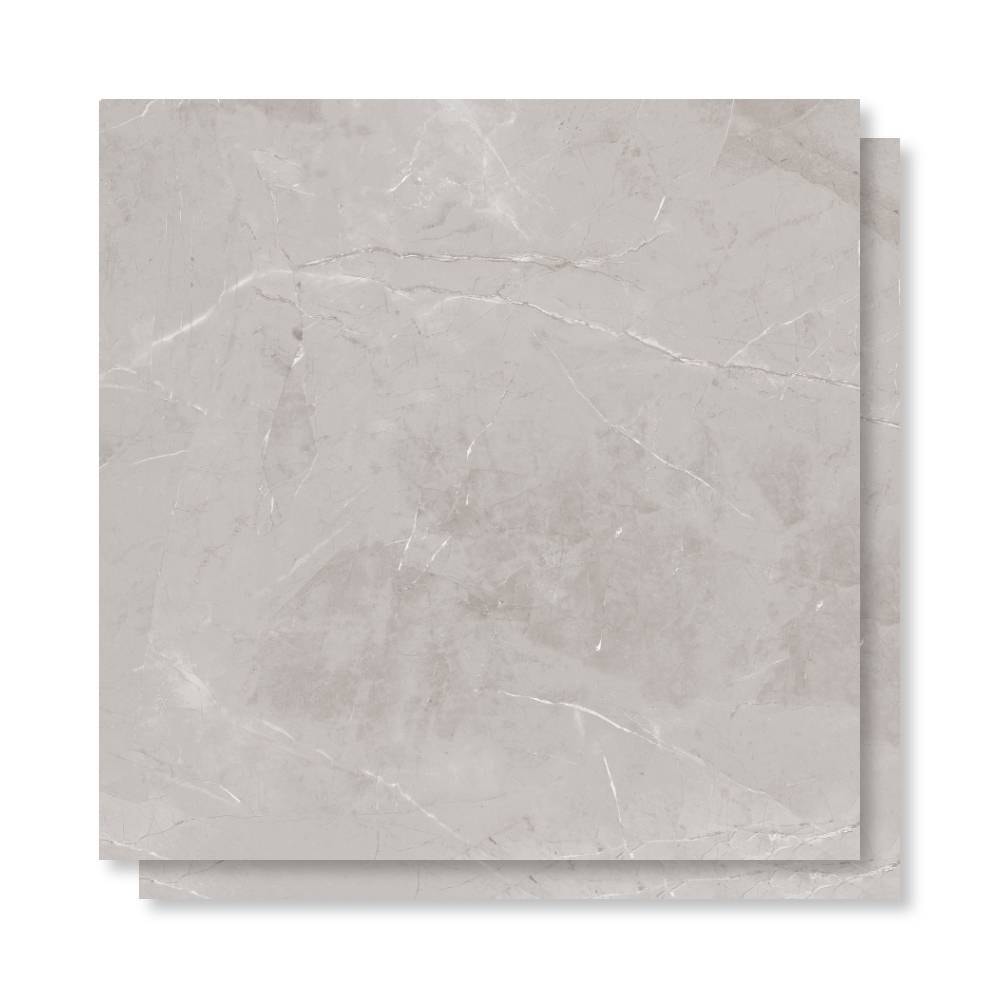 Porcelanato Acetinado 83x83cm Caixa 2,73m² Castelli Abruzzo Gray Satiny Plus Retificado - 70540