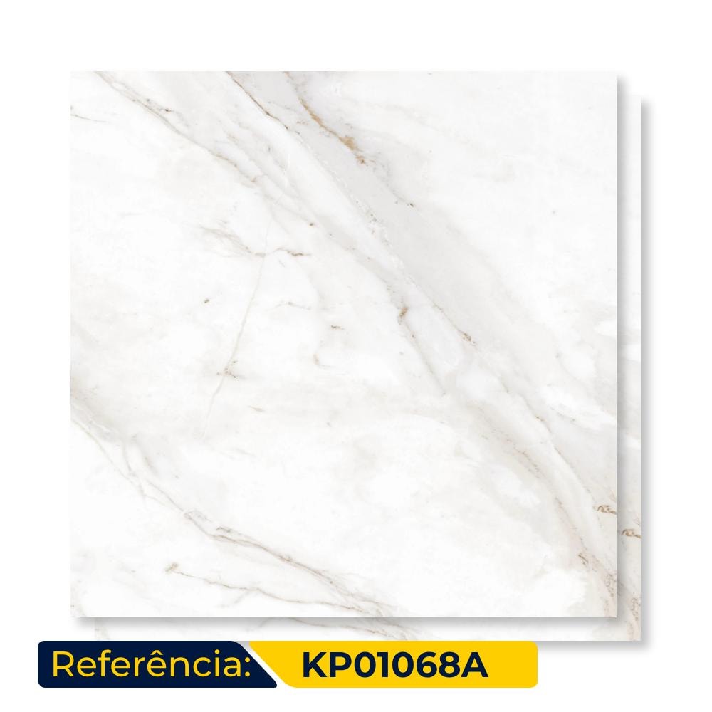 Porcelanato Acetinado 83x83cm Caixa 2,73m² Castelli Castel Tasso Plus Retificado - KP01068A