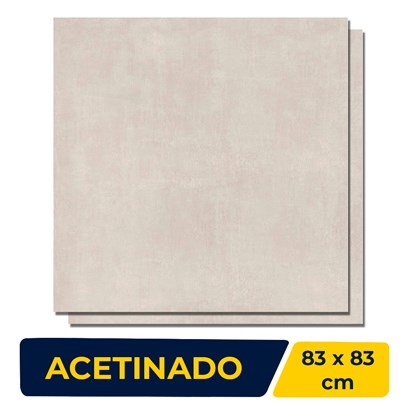 Porcelanato Acetinado 83x83cm Caixa 2,73m² Castelli Fontanellato Plus Retificado - 70509