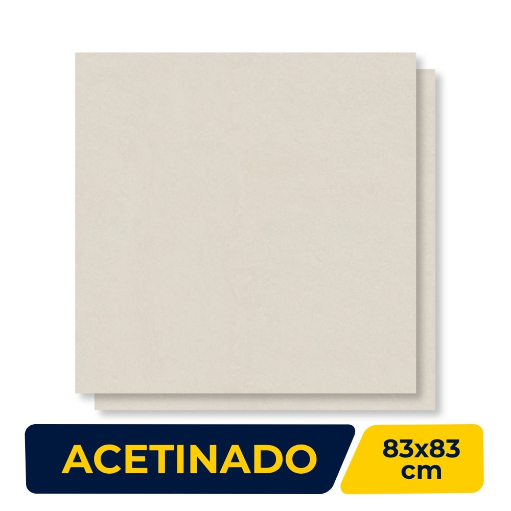 Porcelanato Acetinado 83x83cm Caixa 2,73m² Castelli L'aquila Plus Retificado - 70508
