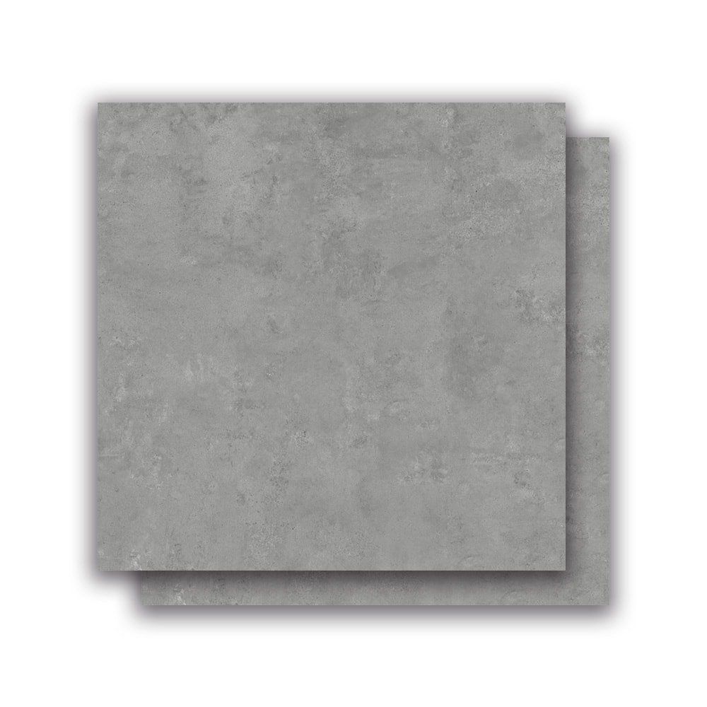 Porcelanato Acetinado 83x83cm Caixa 2,73m² Embramaco District Gray Plus Retificado - 83027