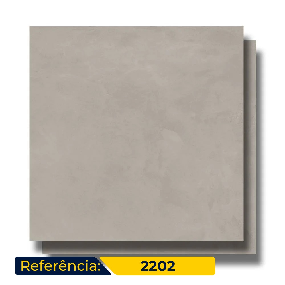 Porcelanato Acetinado 84x84cm Caixa 2,80m² Delta Barcelona Bloc Retificado - 2202