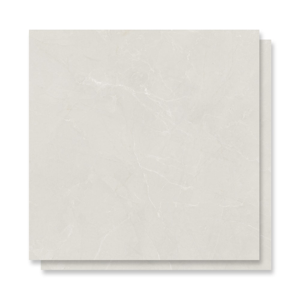 Porcelanato Acetinado 84x84cm Caixa 2,80m² Delta Granada Off White Retificado - 2771