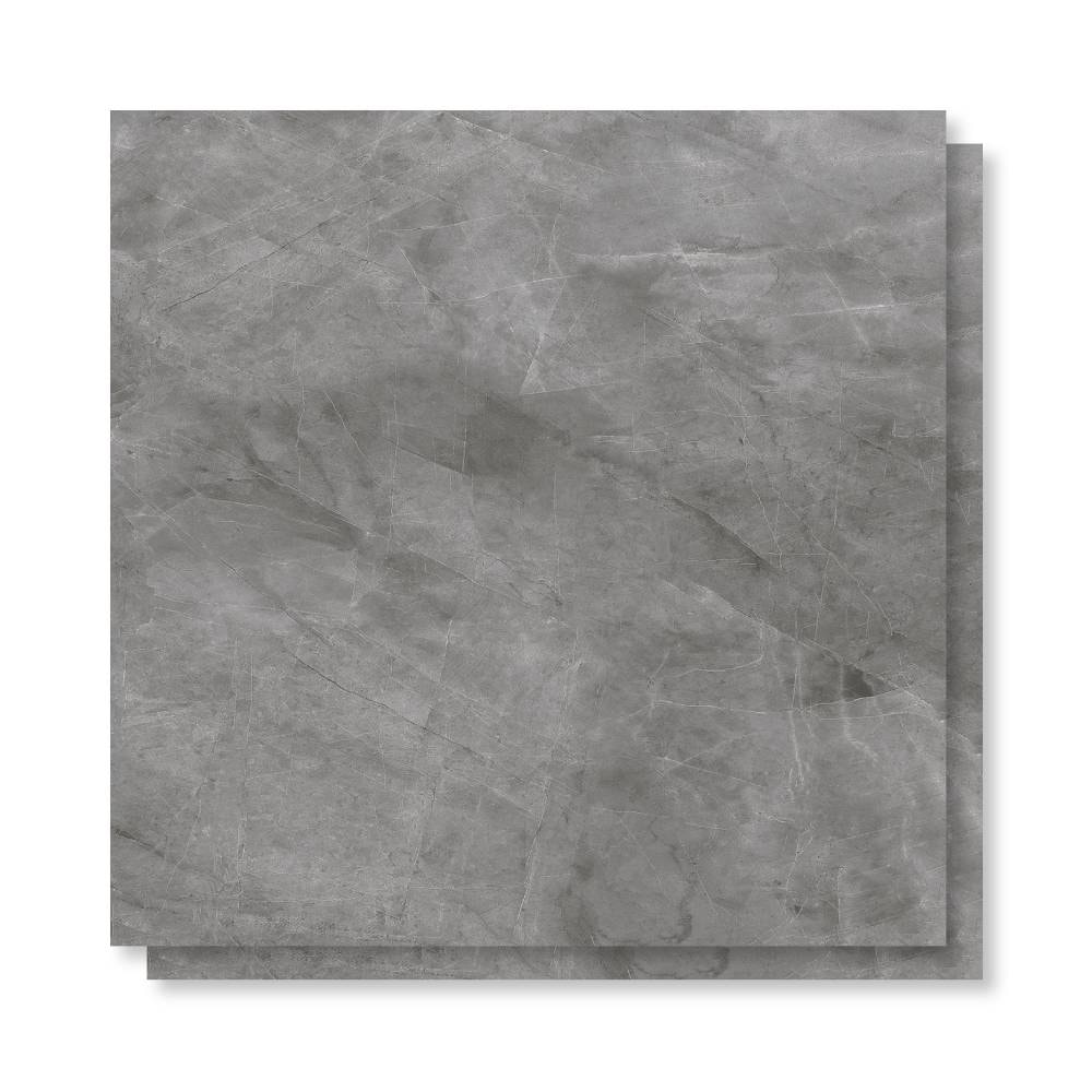 Porcelanato Acetinado 84x84cm Caixa 2,80m² Delta Pulpis Grafite Retificado - 2633