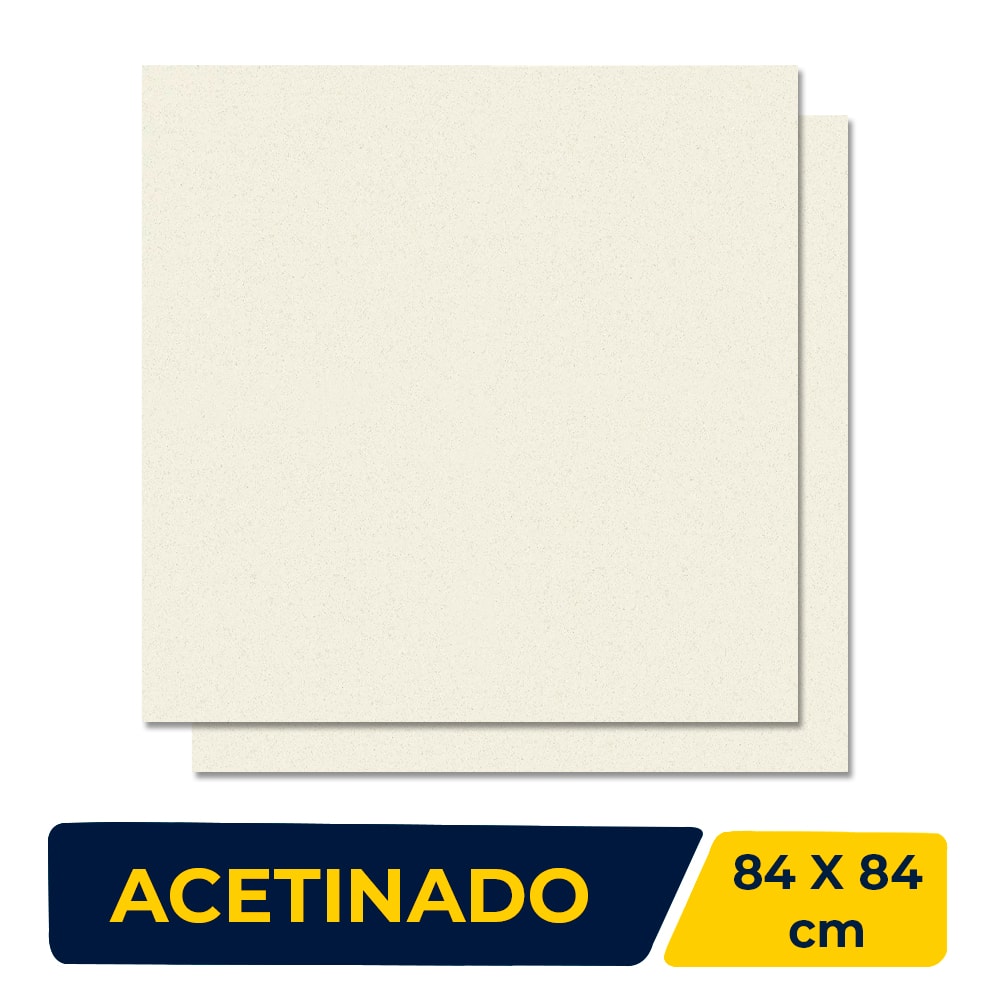 Porcelanato Acetinado 84x84cm Caixa 2,80m² Delta Salinas Retificado - 2212