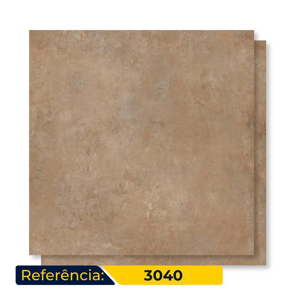 Porcelanato Acetinado 84x84cm Caixa 2,80m² Delta Terrae Moca Retificado - 3040