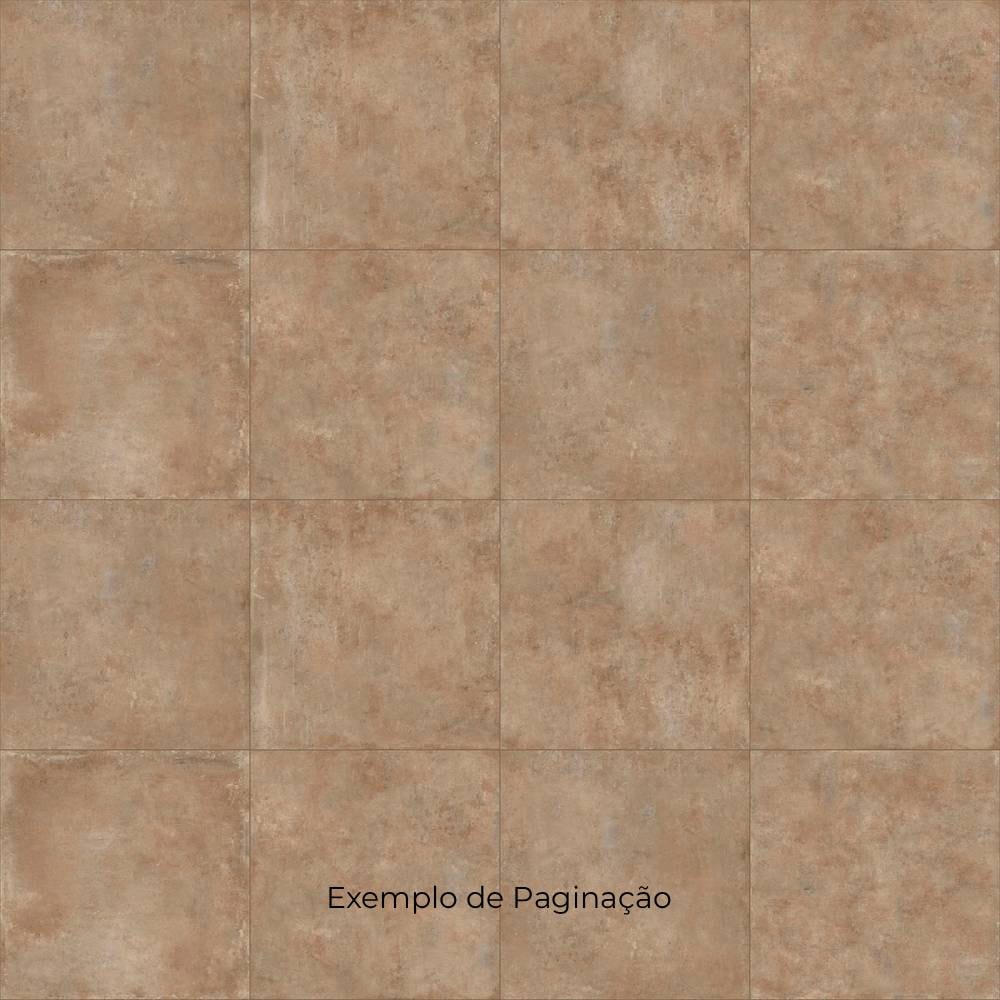 Porcelanato Acetinado 84x84cm Caixa 2,80m² Delta Terrae Moca Retificado - 3040