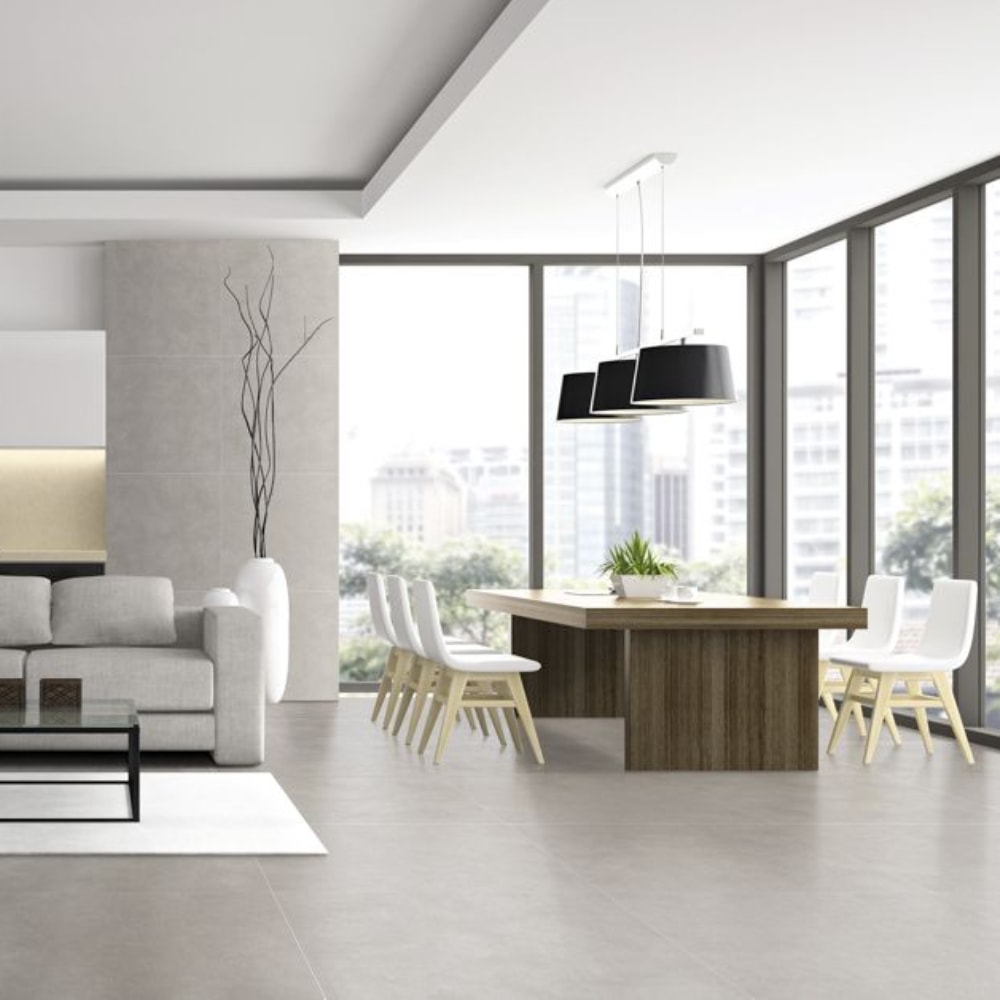 Porcelanato Acetinado 87,7x87,7cm Caixa 1,54m² Portinari York SGR Retificado - 6059800