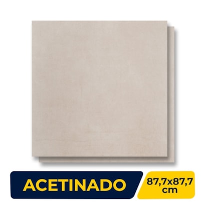 Porcelanato Acetinado 90x90cm Caixa 1,54m² Portinari York Be Retificado - 6060328