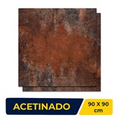 Porcelanato Acetinado 90x90cm Caixa 1,60m² Incepa Argos Antracita Retificado - INC08CF00025A