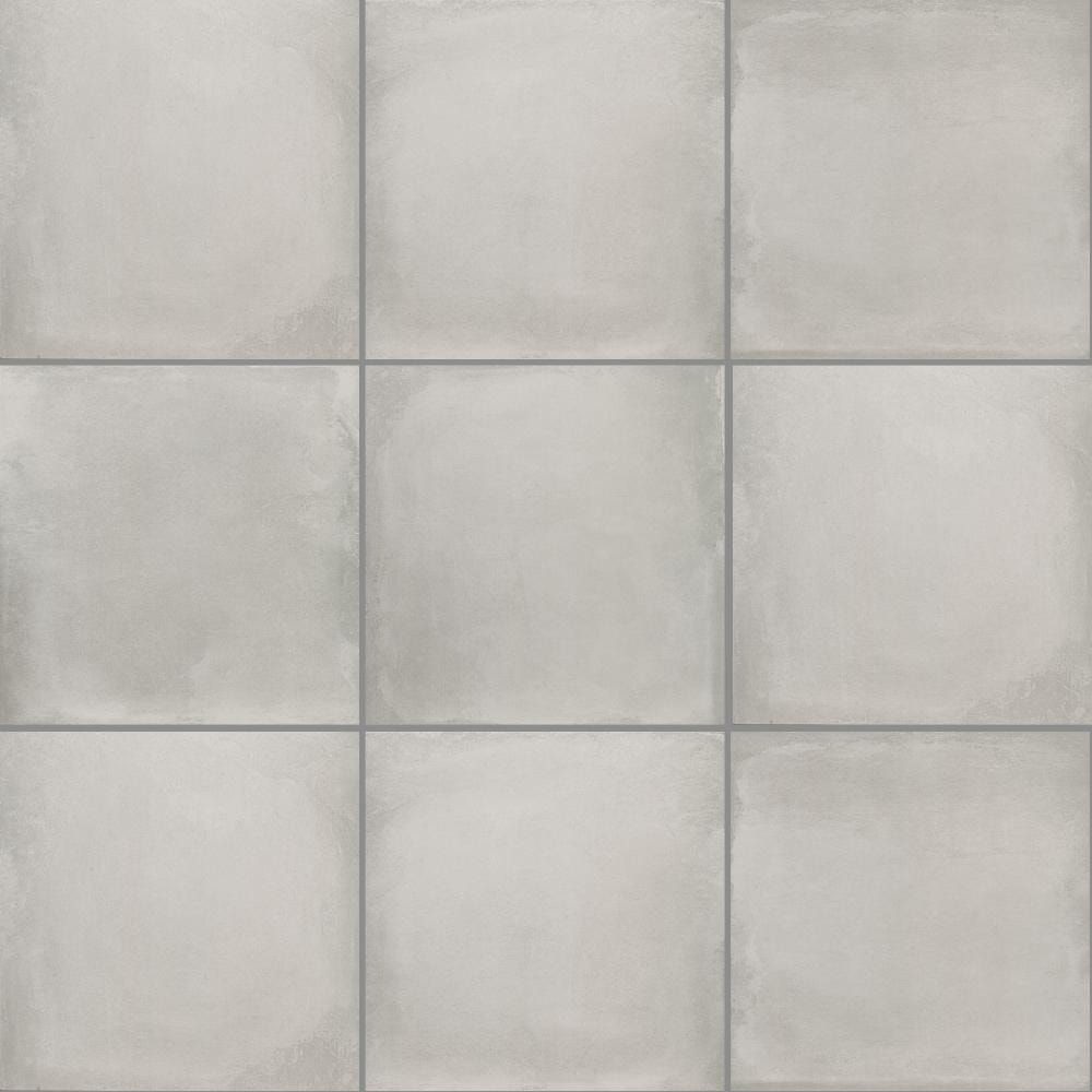 Porcelanato Acetinado 90x90cm Caixa 1,60m² Roca Artisan Gris Retificado - FZ1019B021