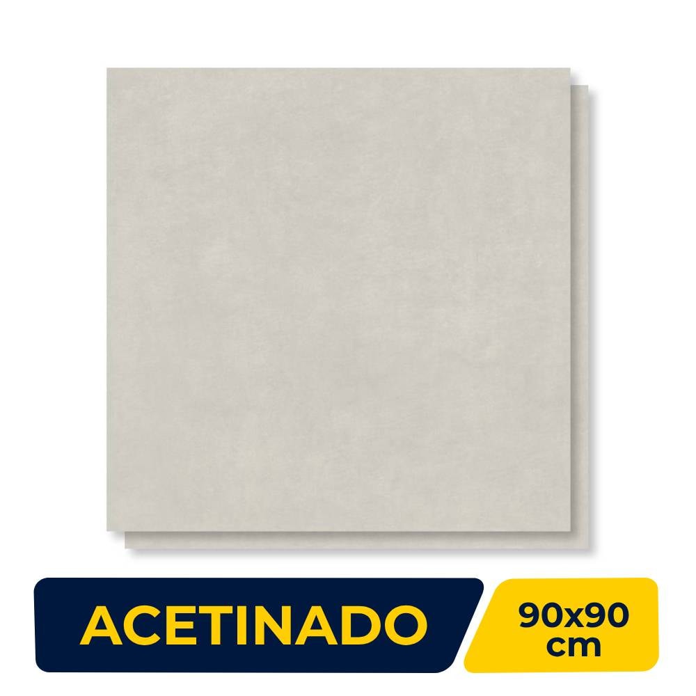 Porcelanato Acetinado 90x90cm Caixa 1,62m² Ceusa Urbe Sgr Retificado - 5062720