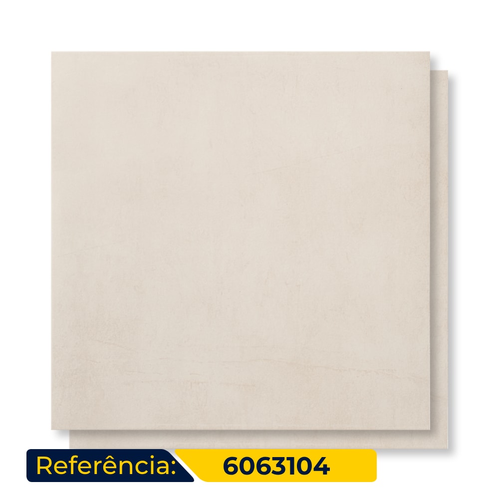 Porcelanato Acetinado 90x90cm Caixa 1,62m² Portinari York WH - 6063104