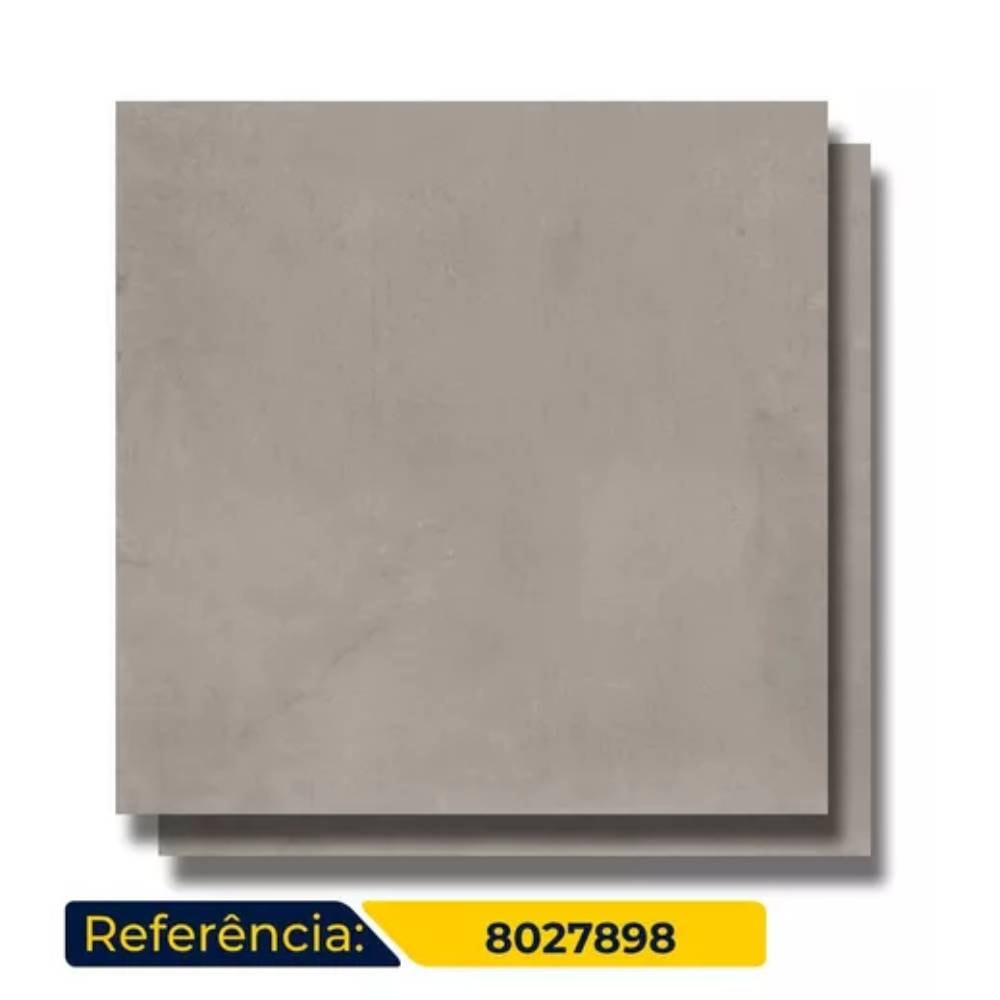 Porcelanato Acetinado 90x90cm Caixa 1,63m² Eliane Concreto Aparente Retificado - 8027898