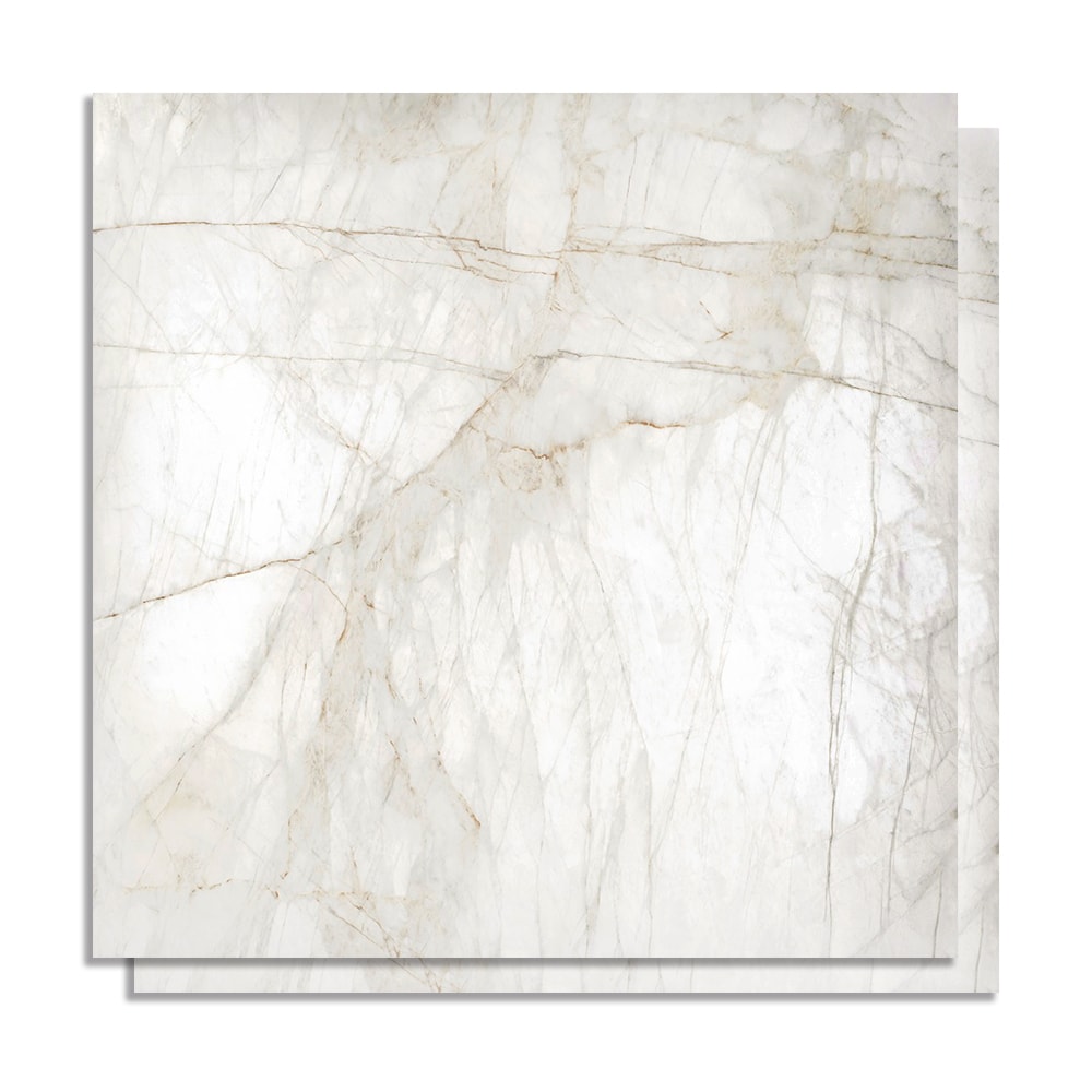 Porcelanato Acetinado 90x90cm Caixa 2,40m² Incepa Marmo Real Retificado - INC04DI0018A