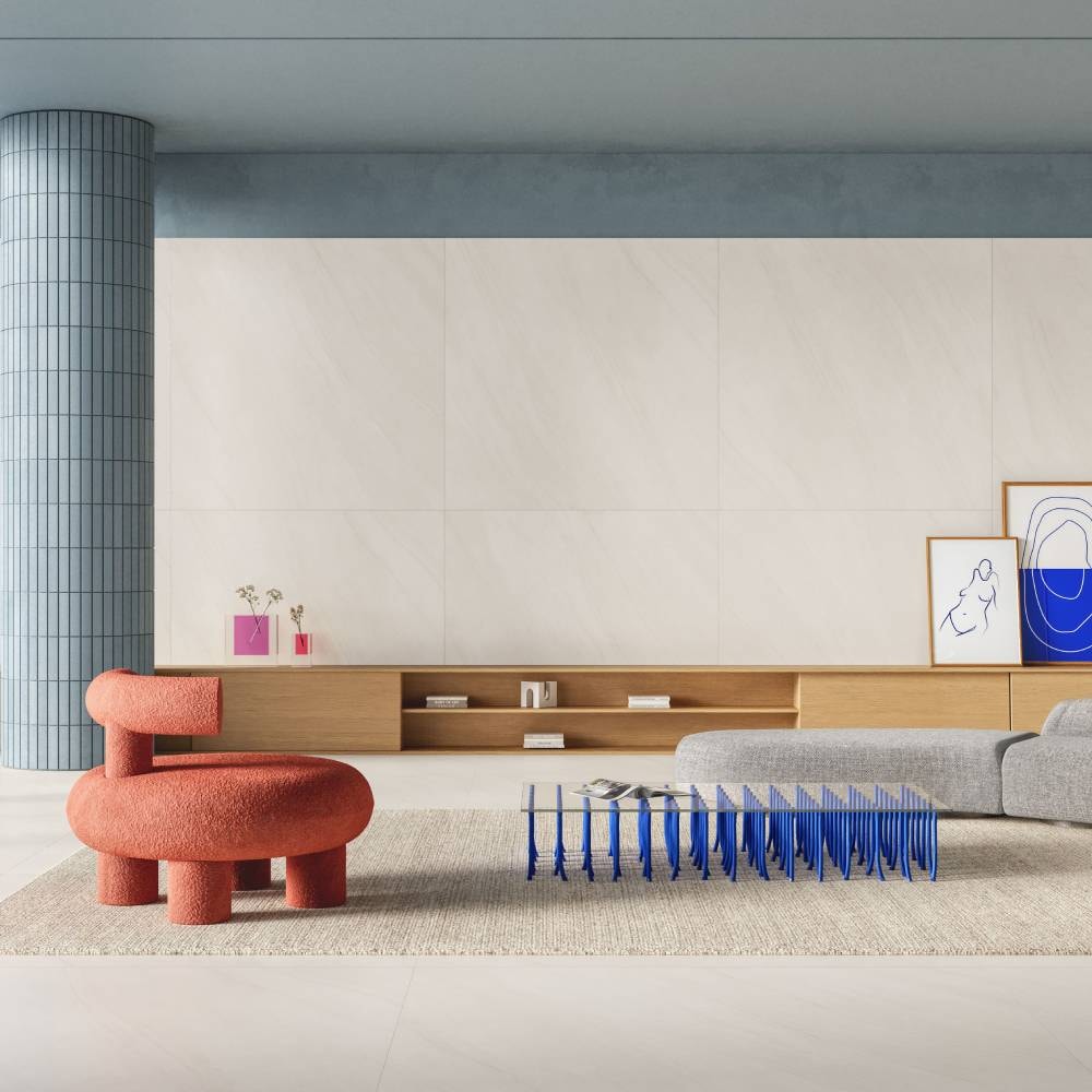 Porcelanato Acetinado 90x90cm Caixa 2,40m² Incepa Urbano Cimento Retificado - INC04DI0019A