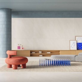 Porcelanato Acetinado 90x90cm Caixa 2,40m² Incepa Urbano Cimento Retificado - INC04DI0019A