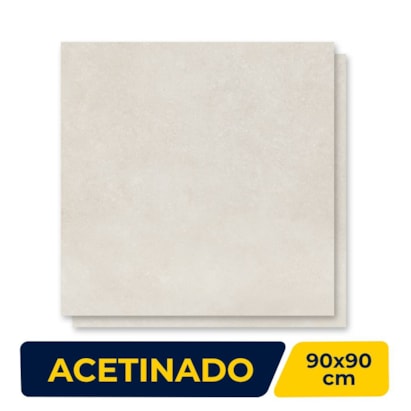 Porcelanato Acetinado 90x90cm Caixa 2,40m² Incepa Urbano Cinza Retificado - INC08DI0054A