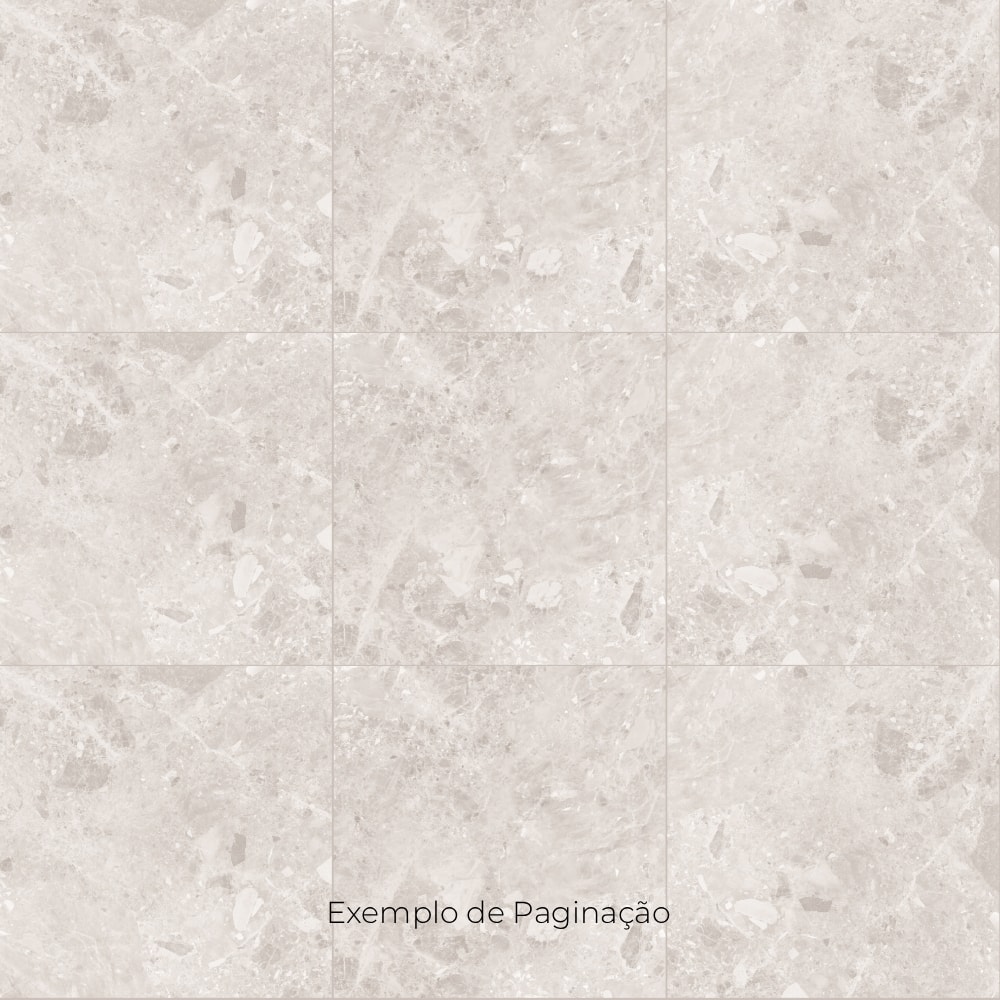 Porcelanato Acetinado 90x90cm Caixa 2,40m² Roca Ceppo Di Gre Off White Retificado - ROC04DI00211
