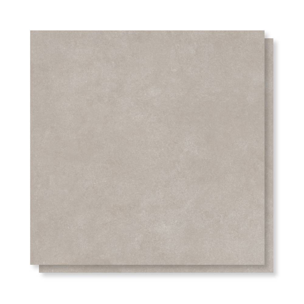 Porcelanato Acetinado 90x90cm Caixa 2,40m² Roca Quadra Greige Retificado - ROC04DI00041