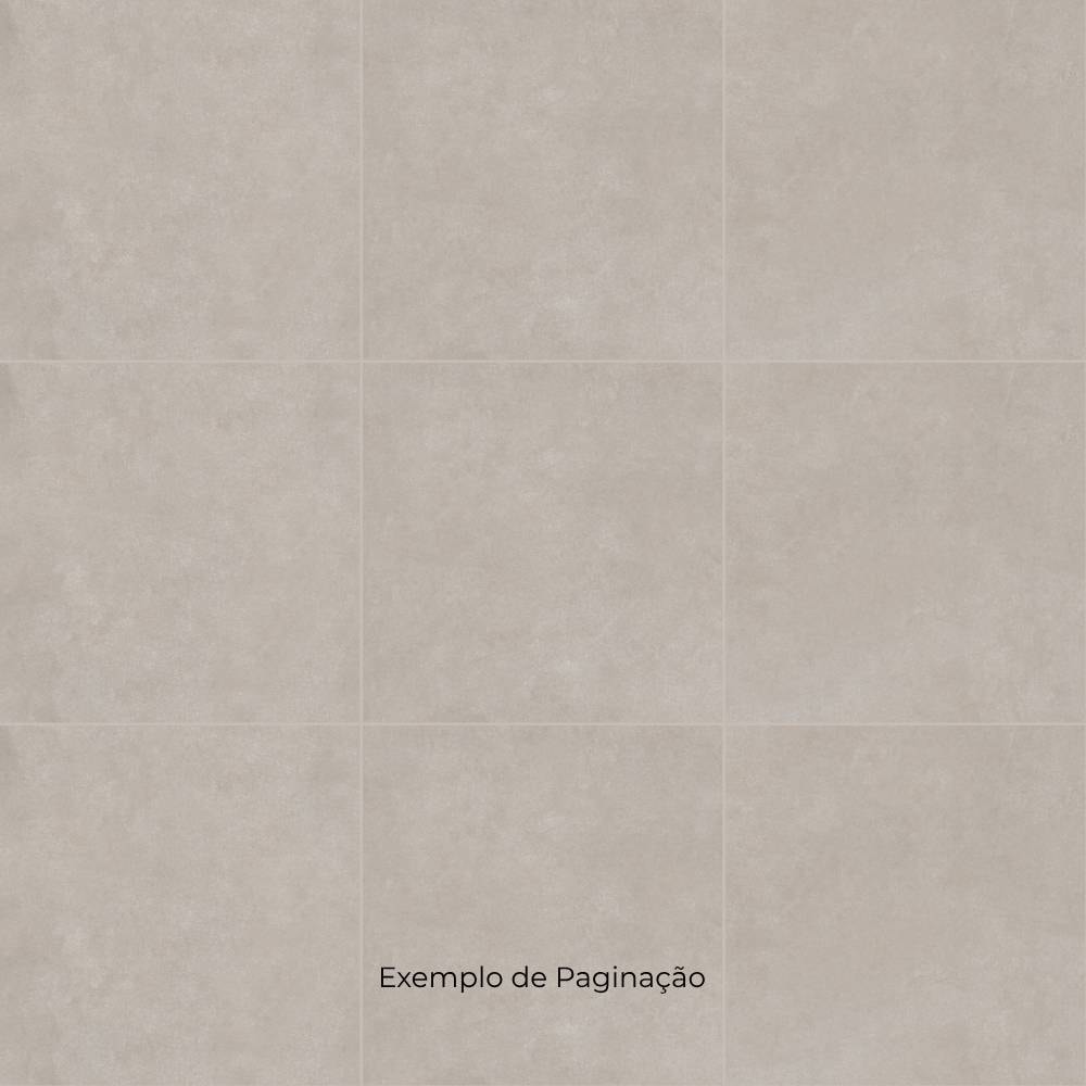 Porcelanato Acetinado 90x90cm Caixa 2,40m² Roca Quadra Greige Retificado - ROC04DI00041