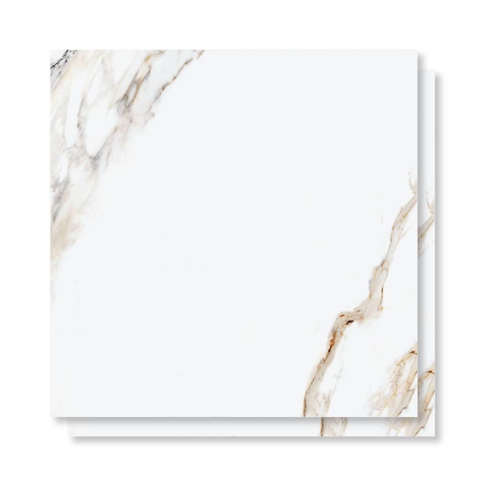 Porcelanato Acetinado 90x90cm Caixa 2,43m² Delta Dharma Oro Retificado - 2914