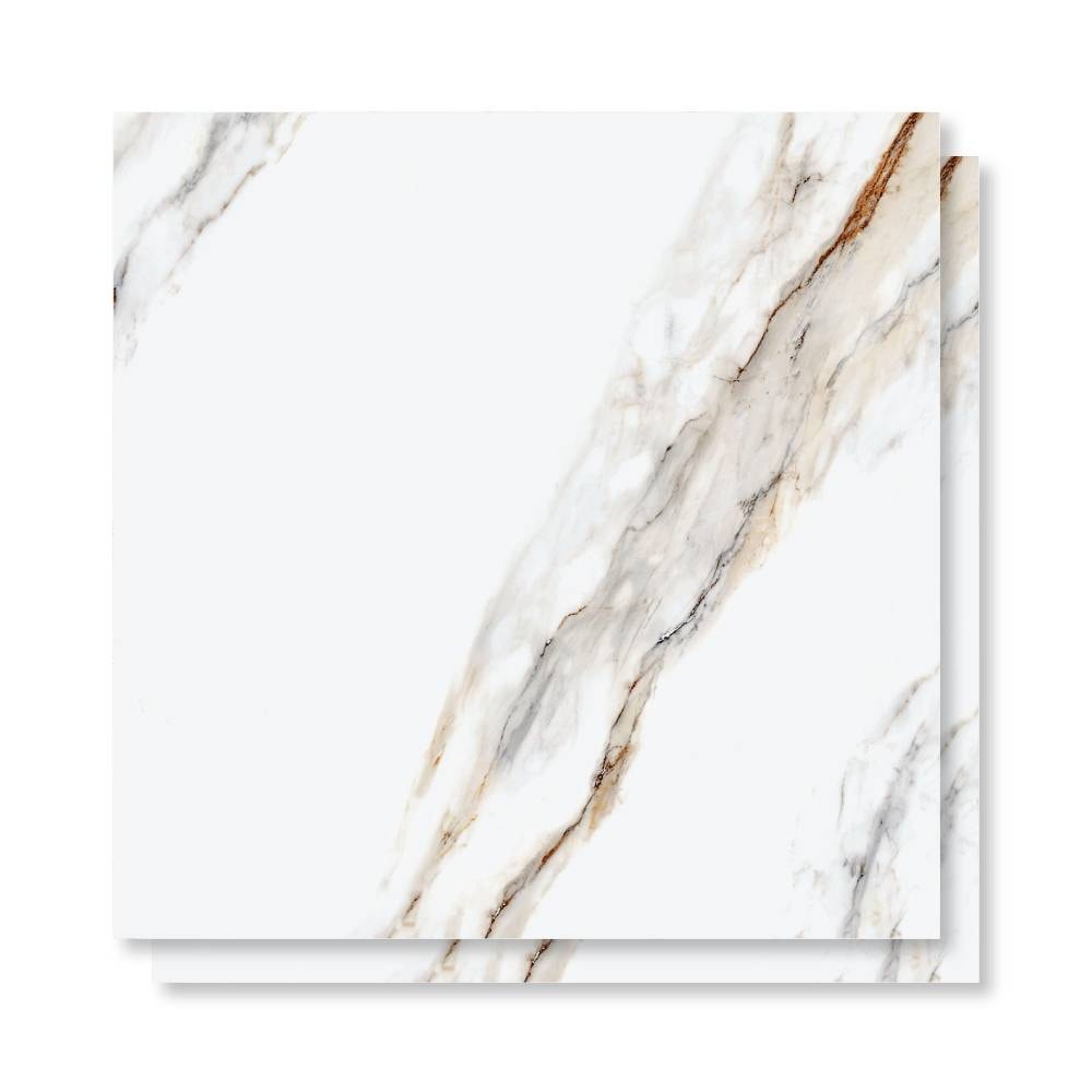 Porcelanato Acetinado 90x90cm Caixa 2,43m² Delta Dharma Oro Retificado - 2914