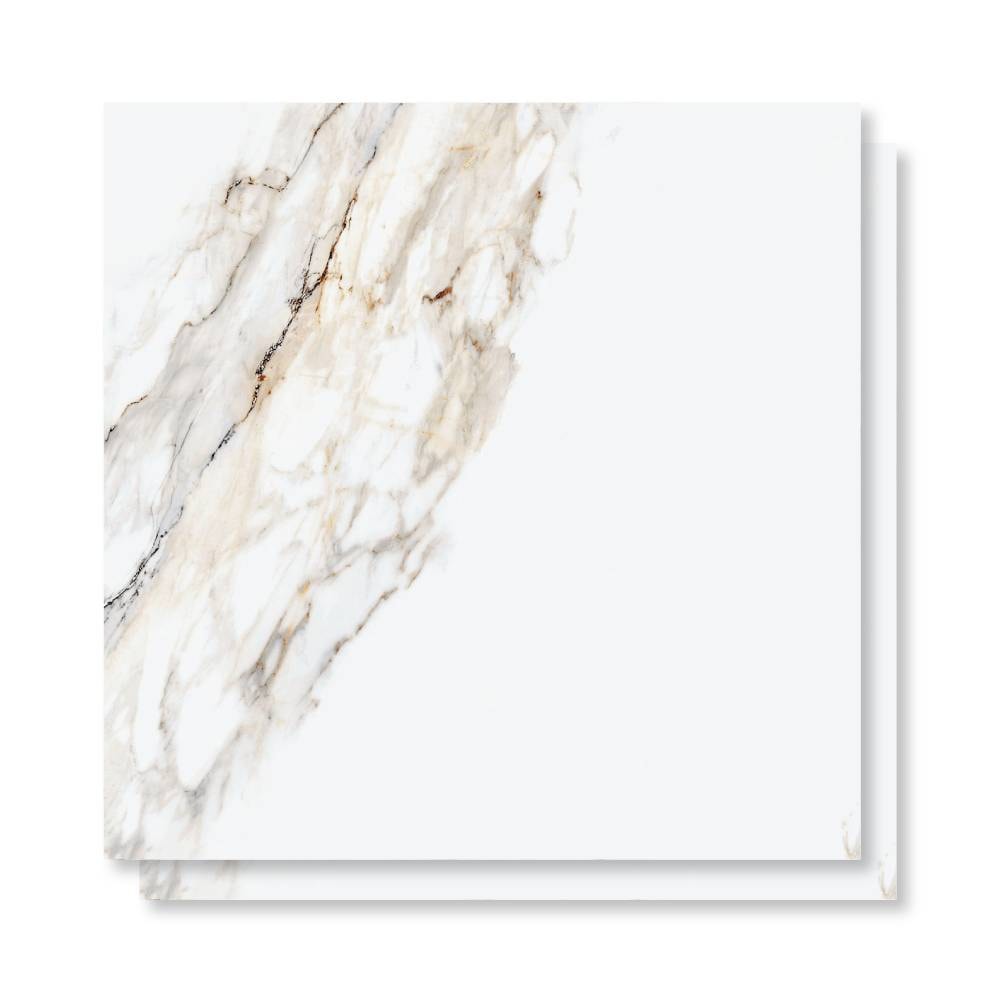 Porcelanato Acetinado 90x90cm Caixa 2,43m² Delta Dharma Oro Retificado - 2914