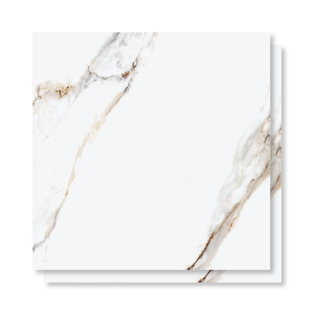 Porcelanato Acetinado 90x90cm Caixa 2,43m² Delta Dharma Oro Retificado - 2914