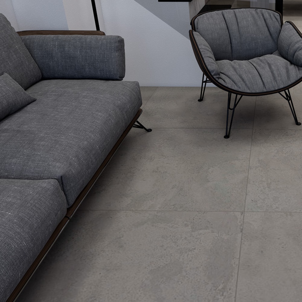 Porcelanato Acetinado 90x90cm Caixa 2,43m² Delta Monier Beton Retificado - 2701
