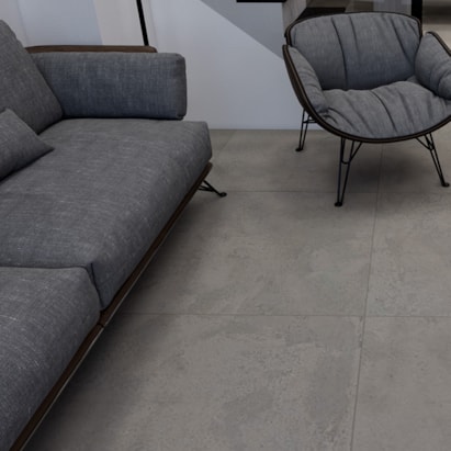 Porcelanato Acetinado 90x90cm Caixa 2,43m² Delta Monier Beton Retificado - 2701