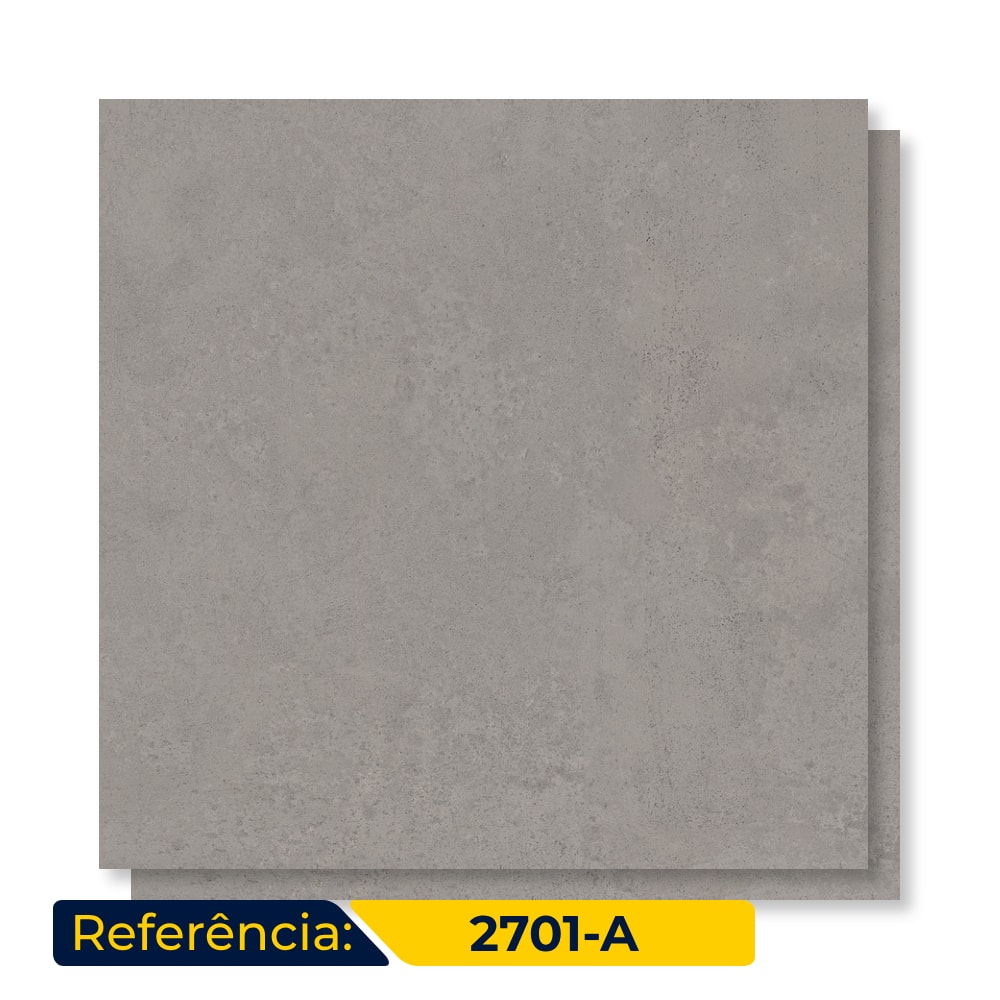 Porcelanato Acetinado 90x90cm Caixa 2,43m² Delta Monier Beton Retificado - 2701-A