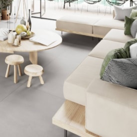 Porcelanato Acetinado 90x90cm Caixa 2,43m² Delta Obelisco Off White Retificado - 2906