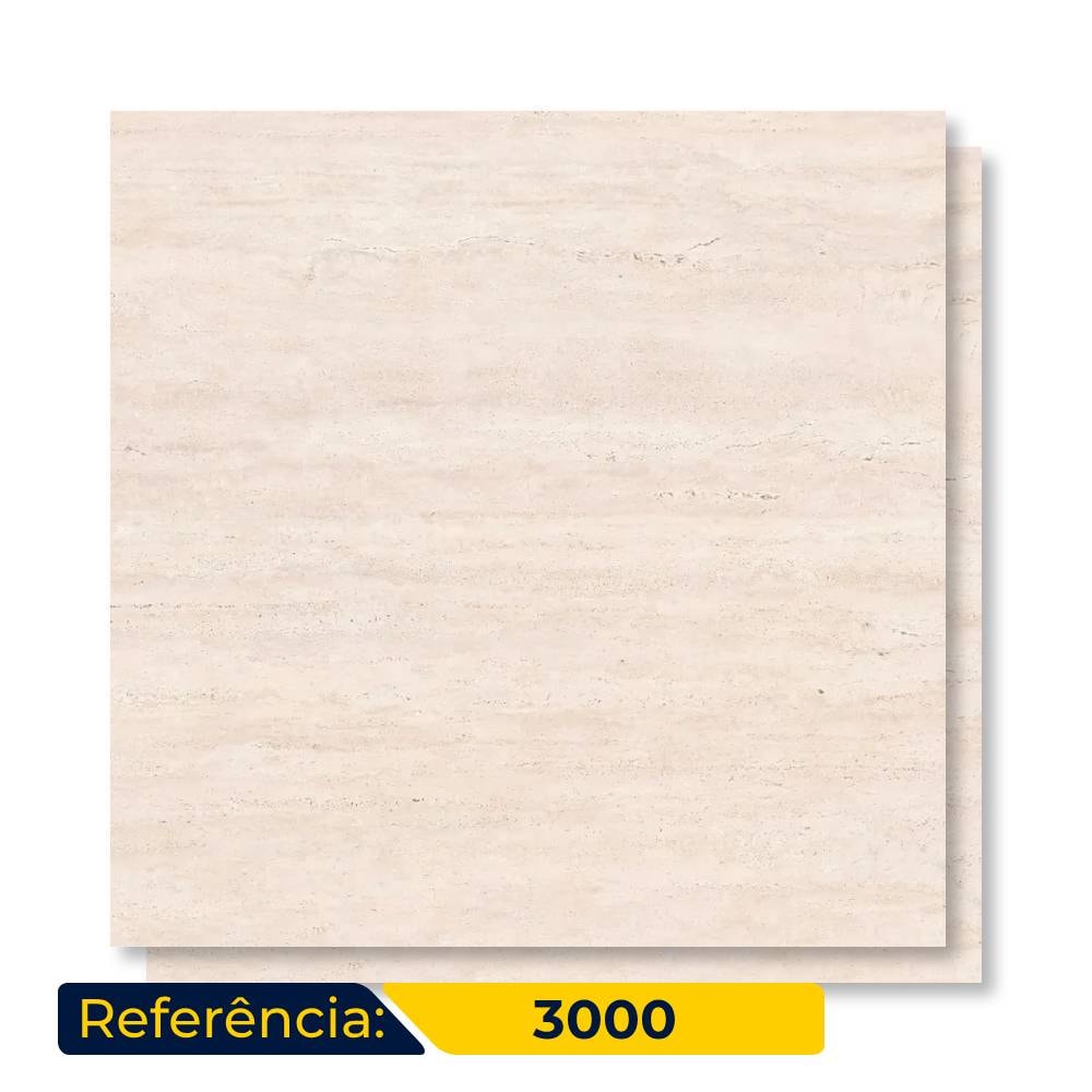 Porcelanato Acetinado 90x90cm Caixa 2,43m² Delta Romano Avena Retificado - 3000