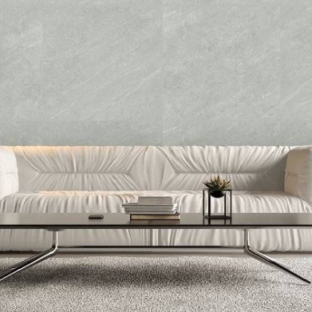 Porcelanato Acetinado 91x91cm Caixa 2,48m² Savane Piasentina Grafite Retificado