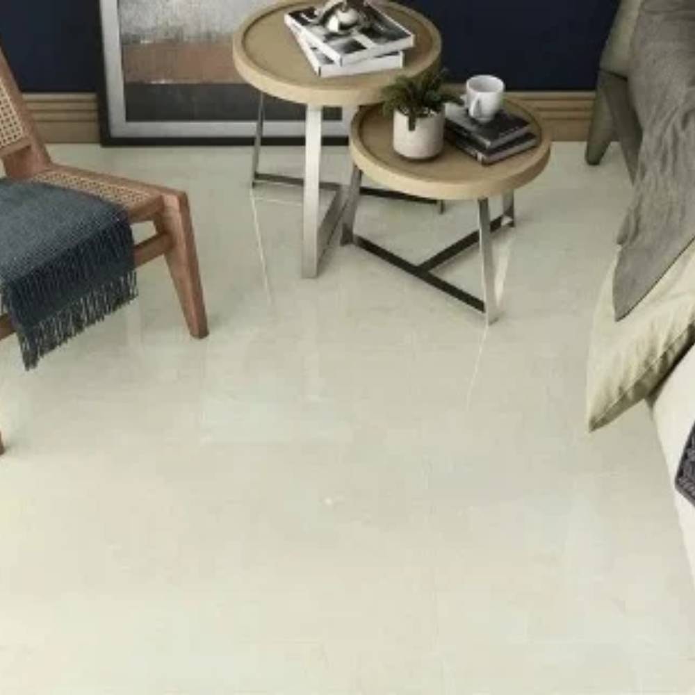 Porcelanato Acetinado 92x92cm Caixa 1,69m² Villagres Crema Marmo Retificado - 920029