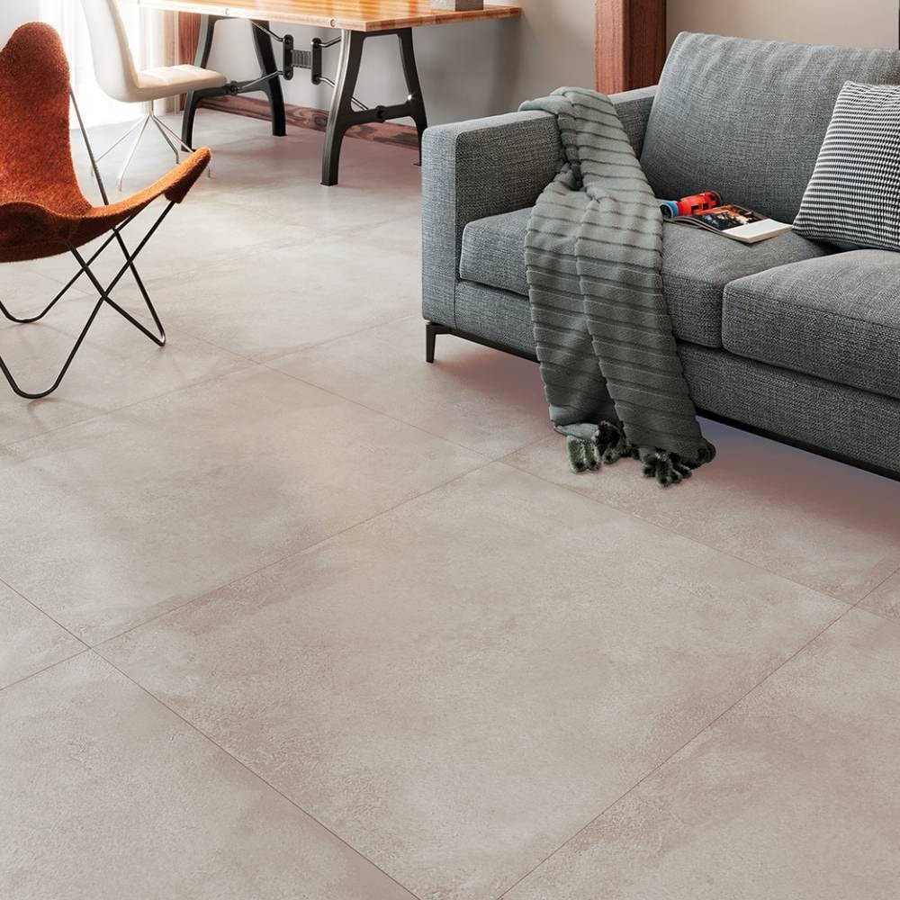 Porcelanato Acetinado 92x92cm Caixa 2,54m² Villagres Copan Silver Retificado - 920009