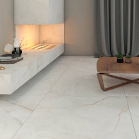 Porcelanato Acetinado 92x92cm Caixa 2,54m² Villagres Palazazo Ducale Retificado - 920023