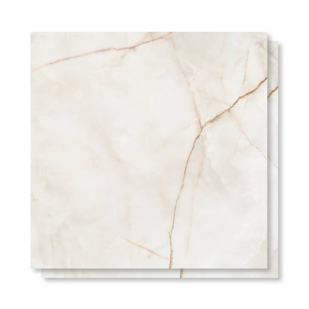 Porcelanato Acetinado 92x92cm Caixa 2,54m² Villagres Palazazo Ducale Retificado - 920023
