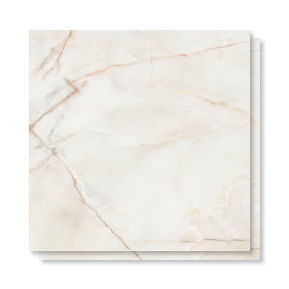 Porcelanato Acetinado 92x92cm Caixa 2,54m² Villagres Palazazo Ducale Retificado - 920023