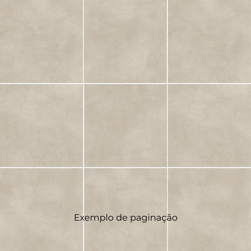 Porcelanato Acetinado 94x94cm Caixa 2,65m² Castelli Beige Cimentati Sanity Retificado - 94701