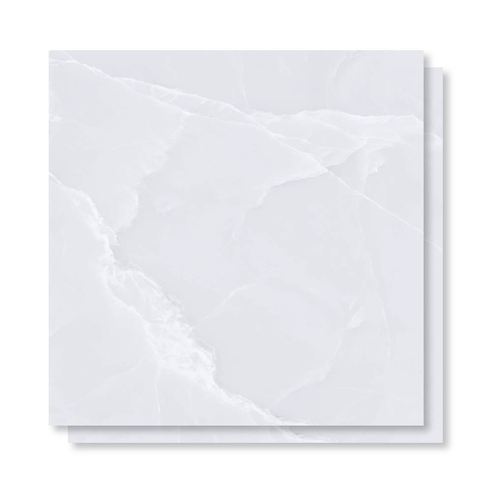 Porcelanato Acetinado 94x94cm Caixa 2,65m² Castelli Bianco Onice Satiny Retificado - 94721