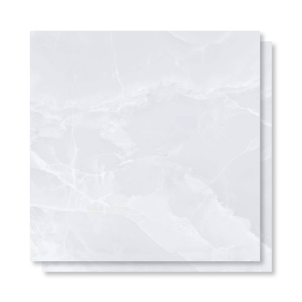Porcelanato Acetinado 94x94cm Caixa 2,65m² Castelli Bianco Onice Satiny Retificado - 94721