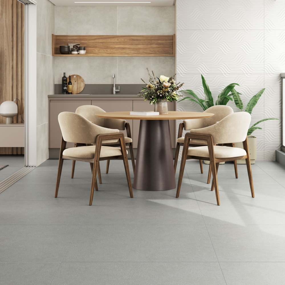 Porcelanato Acetinado 94x94cm Caixa 2,65m² Castelli Terrazo Delicato Satiny Retificado - 94712