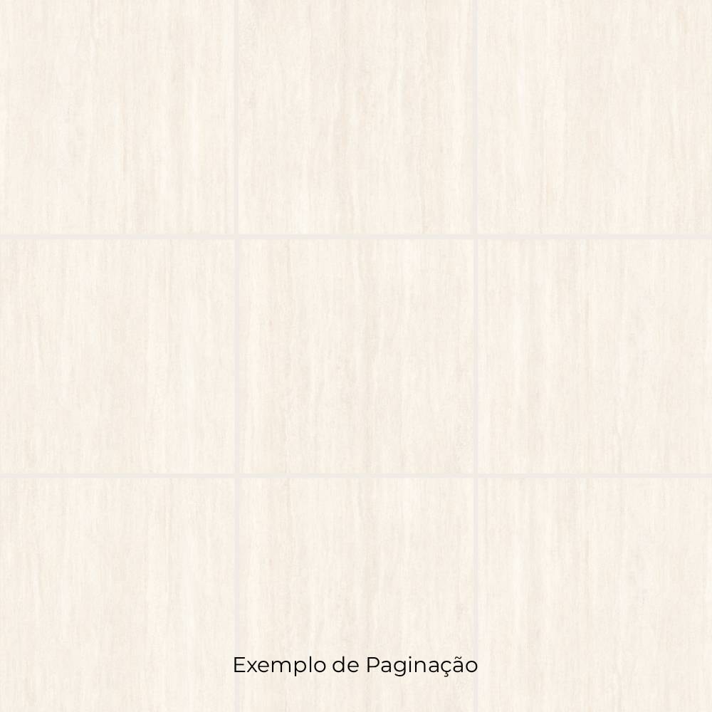 Porcelanato Acetinado 94x94cm Caixa 2,65m² Castelli Travertino Bali Satiny Retificado - 94741