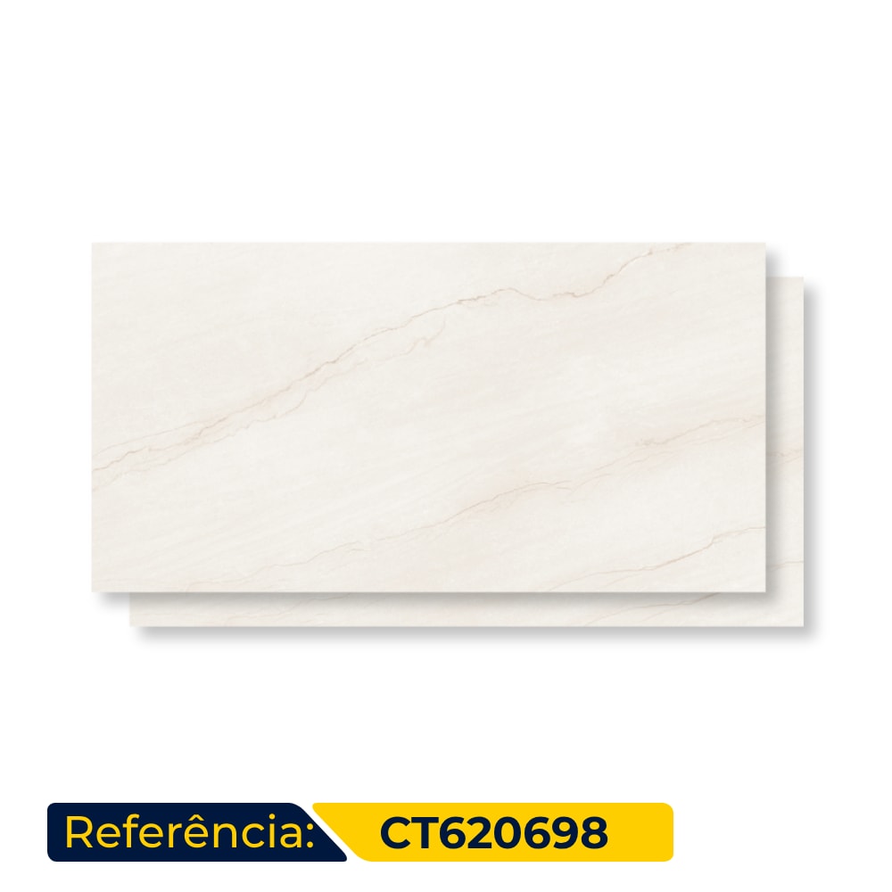 Porcelanato Acetinado Castelli 62x122cm Gran Milan Cream Retificado - CT620698